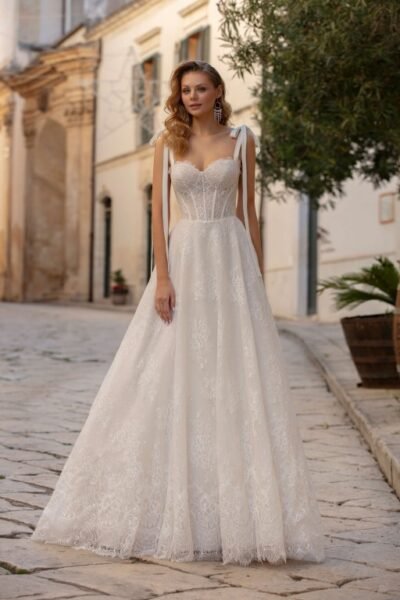 Alanis abito sposa in pizzo